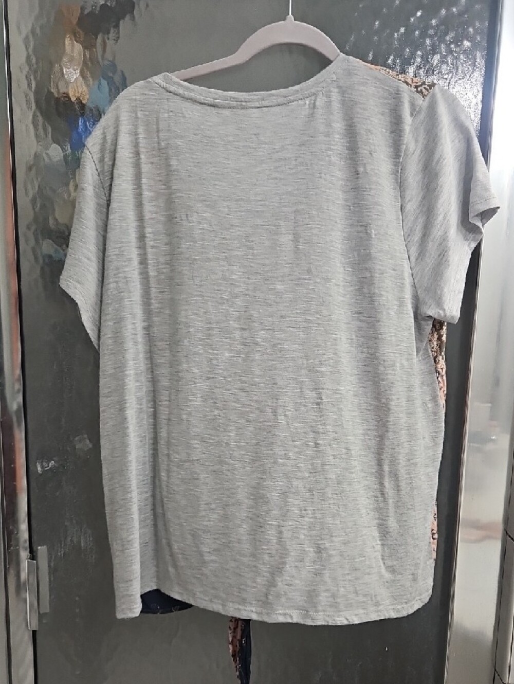 Style & Co. Light Gray Crewneck Tee - Soft Heather - Picture 5 of 5